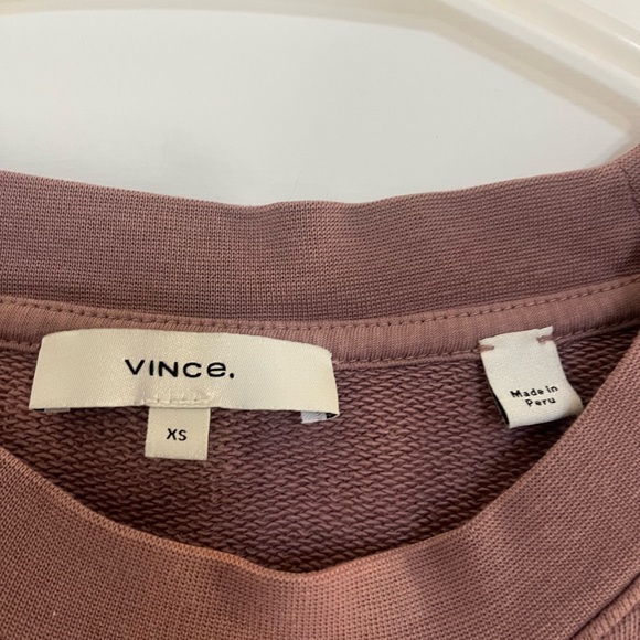 Vince pink Essential Relaxed Pullover - Picture 5 of 6
